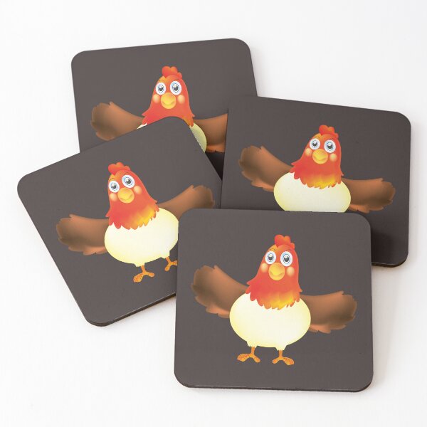 Item preview, smiling chicken designed and sold by MerlinWear.