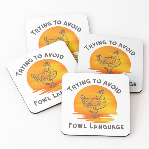 Item preview, Avoiding fowl language designed and sold by colorfulcraig.