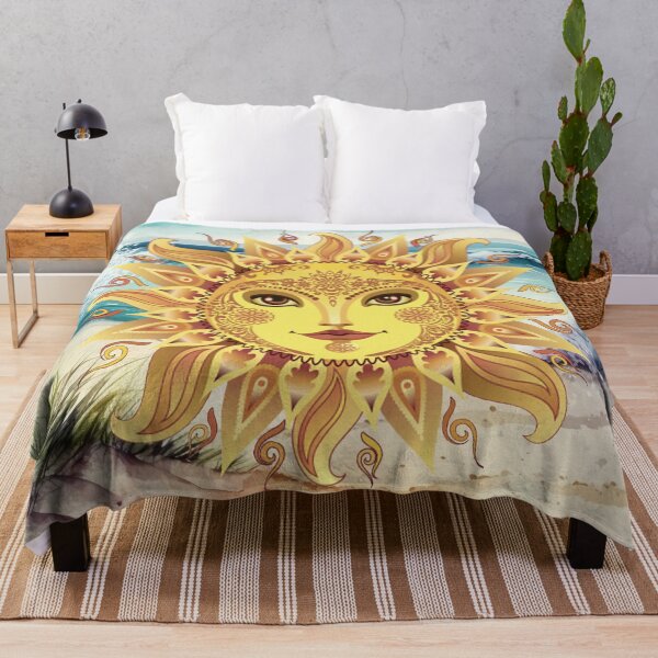 Item preview, Boho Sun Sol Star Ocean Beach designed and sold by MoodyMuseArt.