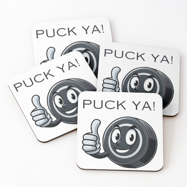 Item preview, Hockey puck with a winning attitude. Puck Ya! designed and sold by DudzDesignz.