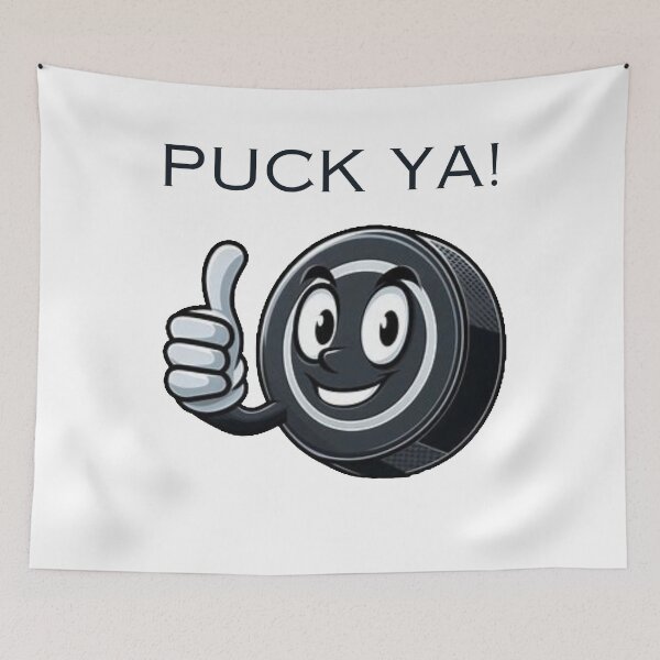 Item preview, Hockey puck with a winning attitude. Puck Ya! designed and sold by DudzDesignz.