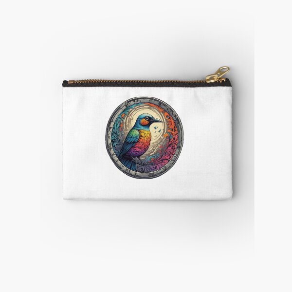 Item preview, Colorful Mystical Bird in watercolor paint designed and sold by EmeraldCauldren.