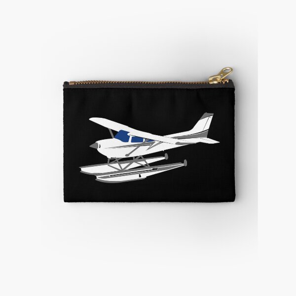 Item preview, 172 Skyhawk Airplane on Floats Illustration designed and sold by RealPilotDesign.
