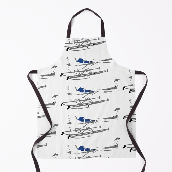 Item preview, 172 Skyhawk Airplane on Floats Illustration designed and sold by RealPilotDesign.