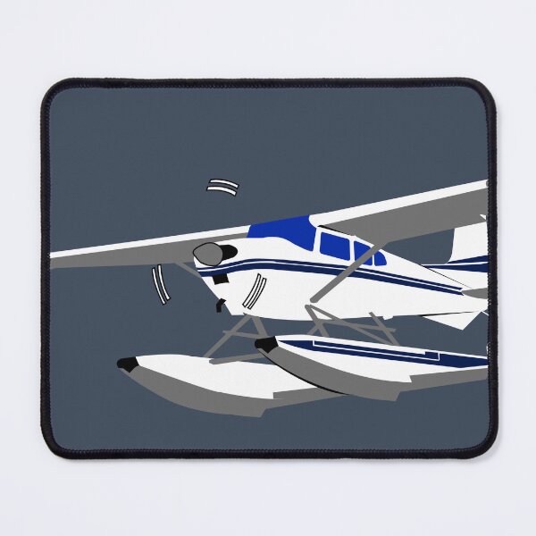 Item preview, C180 Skywagon Airplane on Floats Illustration designed and sold by RealPilotDesign.