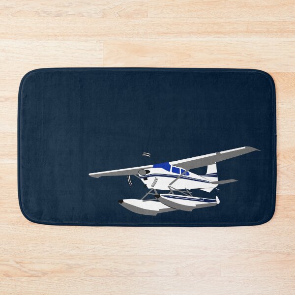 Item preview, C180 Skywagon Airplane on Floats Illustration designed and sold by RealPilotDesign.