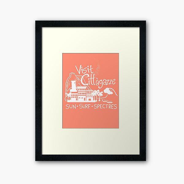 Visit Cittàgazze! Framed Art Print