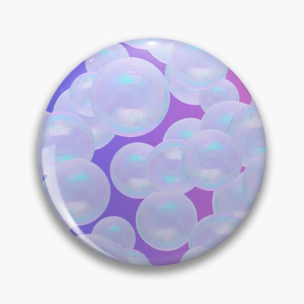 Item preview, Transparent Bubbles on Blue to Pink Background designed and sold by WhiteSoftPetals.