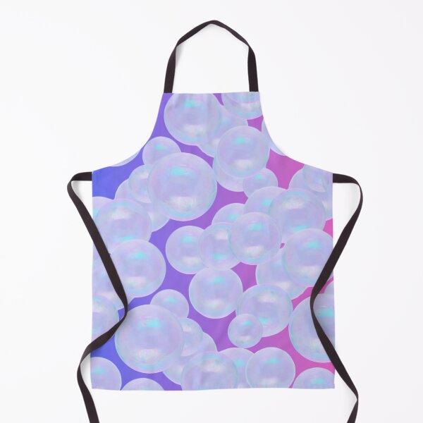 Item preview, Transparent Bubbles on Blue to Pink Background designed and sold by WhiteSoftPetals.