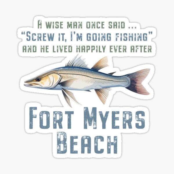 Item preview, Fort Myers Beach Florida Fishing Wise Man designed and sold by Futurebeachbum.