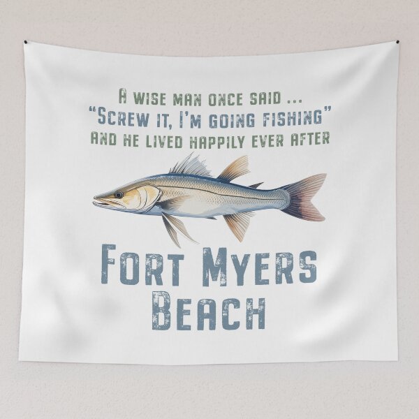 Item preview, Fort Myers Beach Florida Fishing Wise Man designed and sold by Futurebeachbum.
