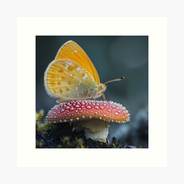 Item preview, Enchanting Nature's Wonders: Intricate Macro Photography of Butterflies & Fungi designed and sold by Pix80Studio.