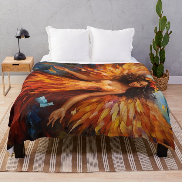 Item preview, Colorful Angel Art - Radiant and Ethereal Artwork designed and sold by Aurora-Solaris.
