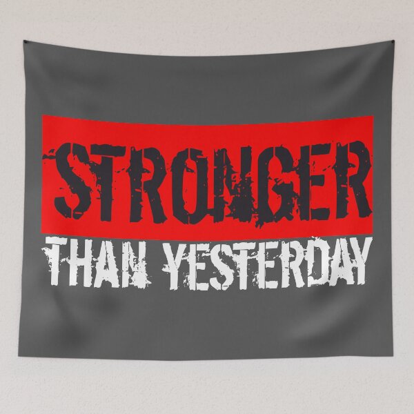 Item preview, stronger than yesterday designed and sold by raps-crew.
