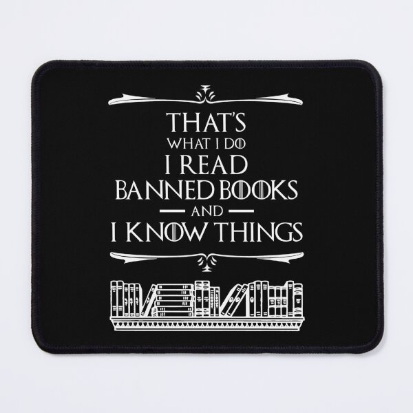 Item preview, That's What I Do I Read Banned Books designed and sold by Cat Lady Designs.