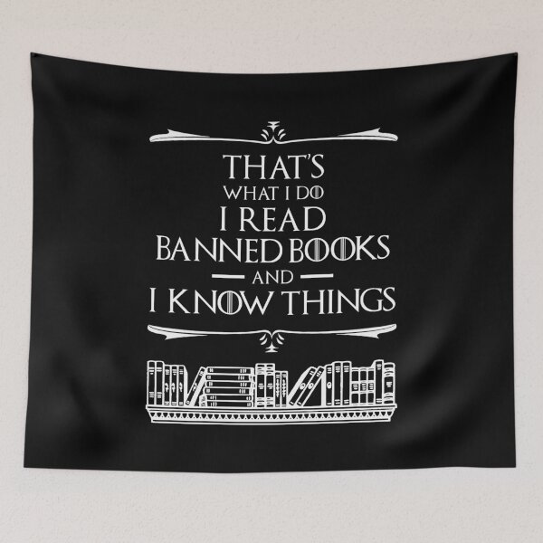 Item preview, That's What I Do I Read Banned Books designed and sold by Cat Lady Designs.