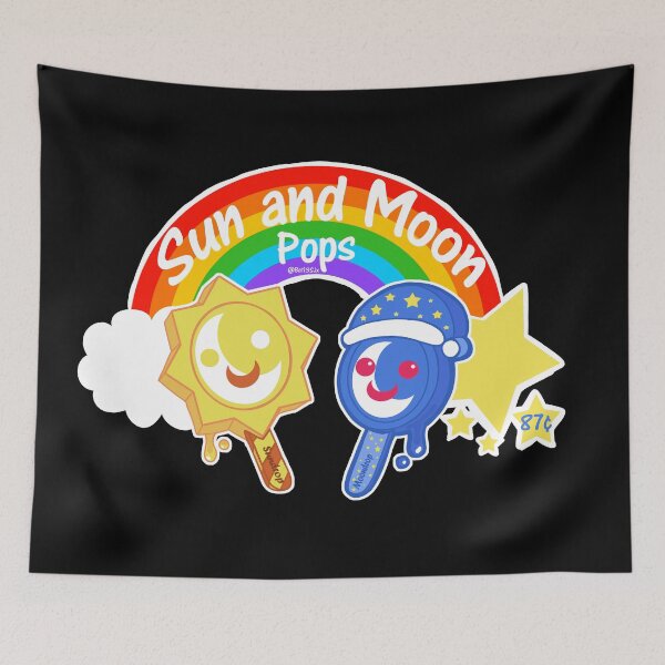 Item preview, Sun and Moon Pops  designed and sold by Bat13SJx.