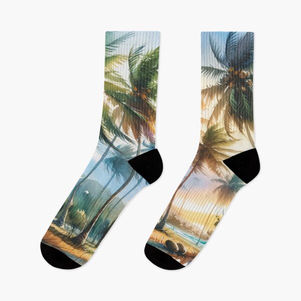 Item preview, Realistic palm trees in a tropical breeze designed and sold by cj-digital.