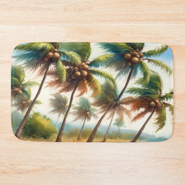 Item preview, Tropical palm trees under a gentle breeze designed and sold by cj-digital.