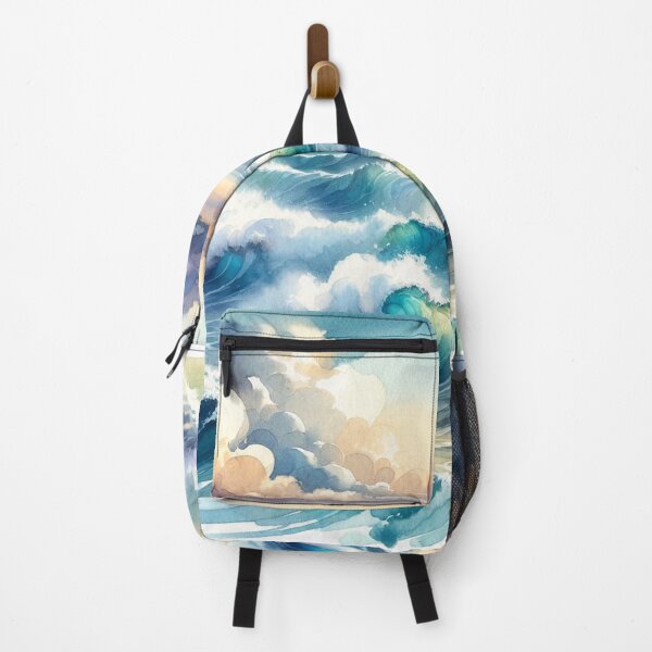 Item preview, Ocean waves crashing under the sky designed and sold by cj-digital.