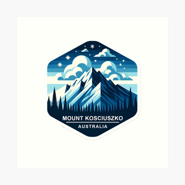 Item preview, Mount Kosciuszko New South Wales Australia designed and sold by LoveLabDesign.