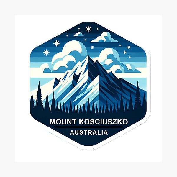 Item preview, Mount Kosciuszko New South Wales Australia designed and sold by LoveLabDesign.