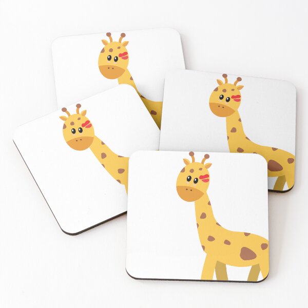 Aperçu de l'œuvre Girafe drôle créée et vendue par PinkPixelDesign.