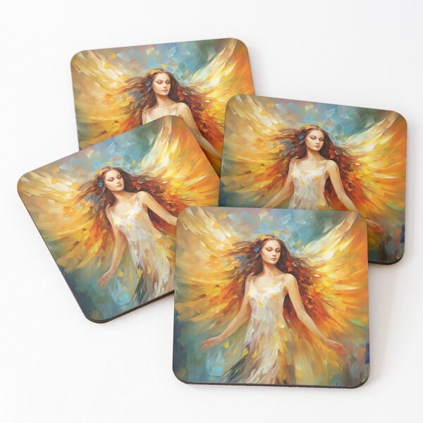 Item preview, Colorful Ethereal Angel Art - Radiant Graphic designed and sold by Aurora-Solaris.