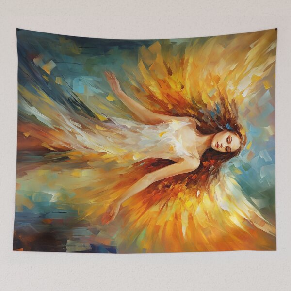 Item preview, Colorful Ethereal Angel Art - Radiant Graphic designed and sold by Aurora-Solaris.