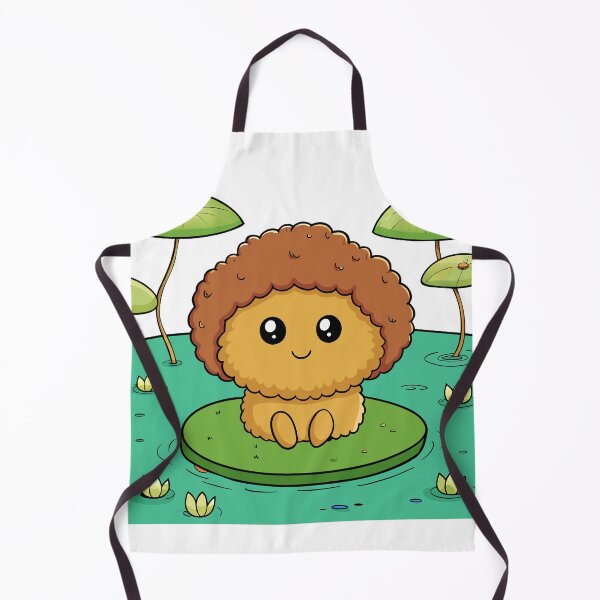 Item preview, Fluffy Mushroom Sitting on a Lily Pad designed and sold by omerfdln34.