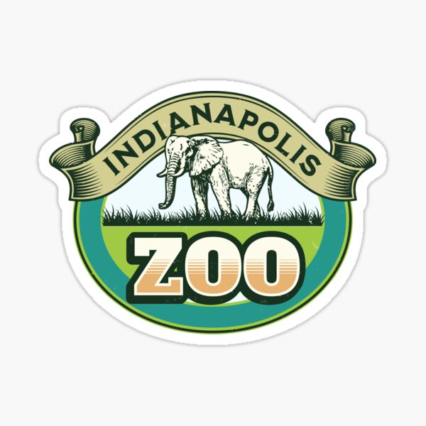 Vista previa del artículo con la obra «Zoológico de Indianápolis», diseñado y vendido por CyberYogi.