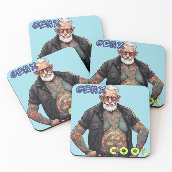 Item preview, Gen X Cool. Tattoos and glasses: pure attitude designed and sold by MaluVillarreal.