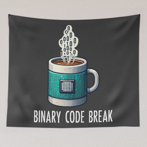 Item preview, Coding Circuitry of Thought Binary Code Break designed and sold by SportsT-Shirts.