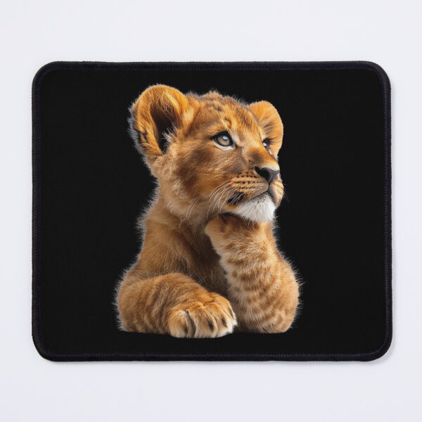 Item preview, Photorealistic Baby Lion Cub designed and sold by HollywoodInked.