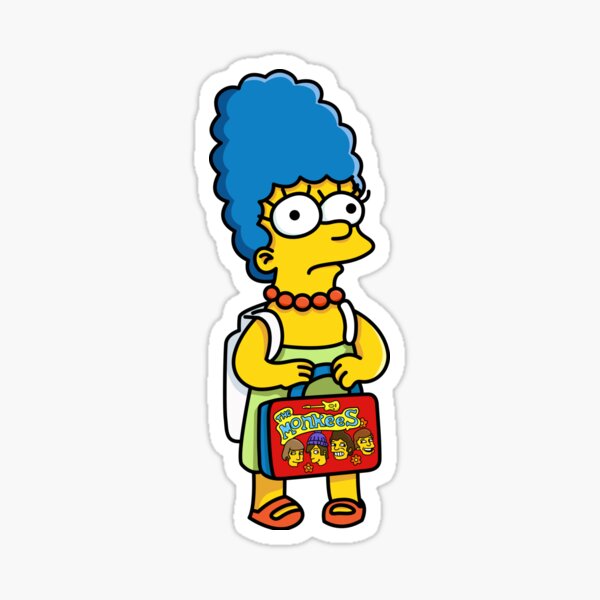 Vista previa del artículo con la obra «Marge», diseñado y vendido por artxlife.