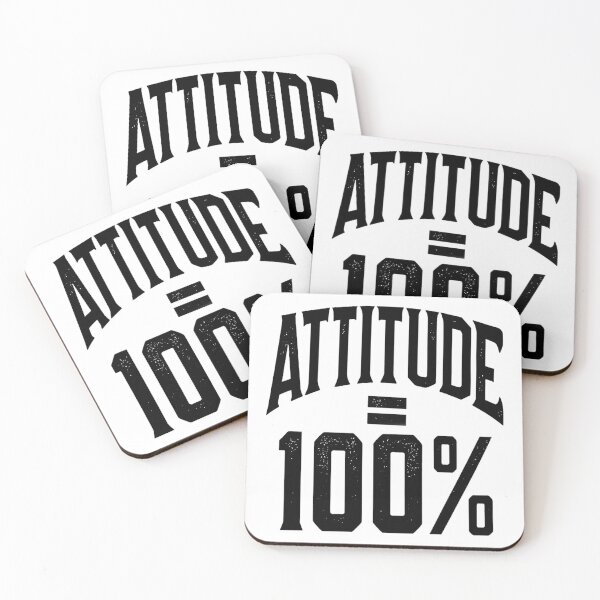 Item preview, Bold ATTITUDE = 100% Motivational designed and sold by Simplystik.