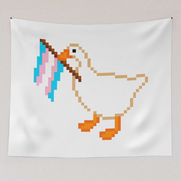 Item preview, Duck with LGBTIQ+ flag. Trans flag. designed and sold by Renlexd.