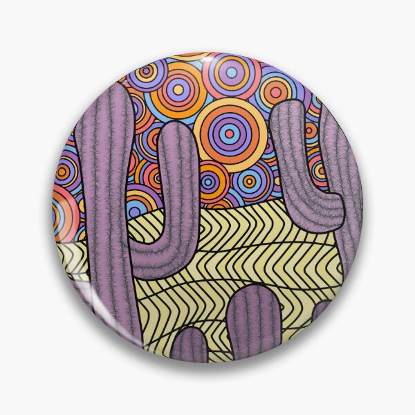 Item preview, Sunset Cactus Zentangle designed and sold by Leah Haas.