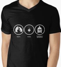 Bears Beets Battlestar Galactica Men's V-Neck T-Shirt
