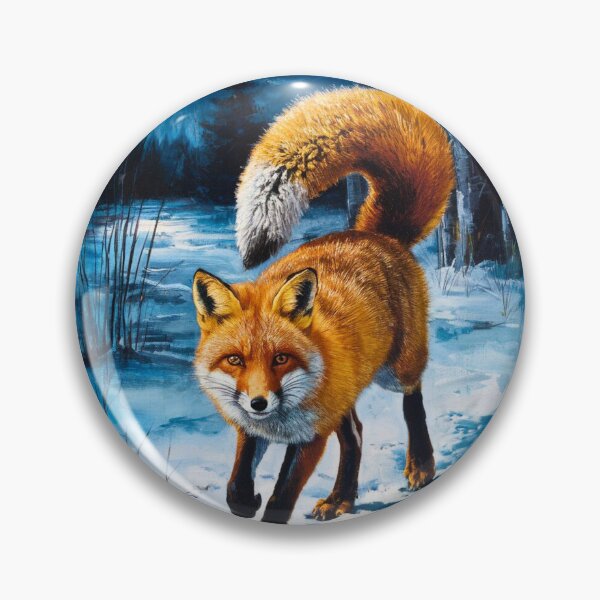 Artikelvorschau, Fuchs-Porträt. Winterfuchs, Schneefuchs, Vintage-Fuchs, Fuchs-Malerei, Caravaggio-Stil entworfen und verkauft von FoxVibes.