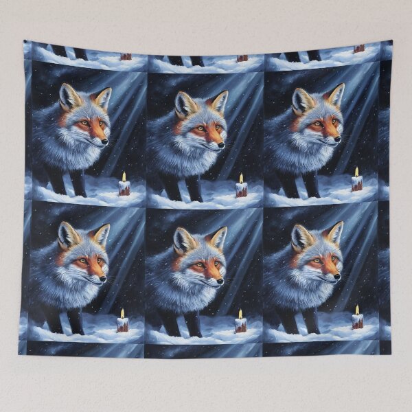 Artikelvorschau, Fuchs-Porträt. Winterfuchs, Schneefuchs, Vintage-Fuchs, Fuchs-Malerei, Caravaggio-Stil entworfen und verkauft von FoxVibes.