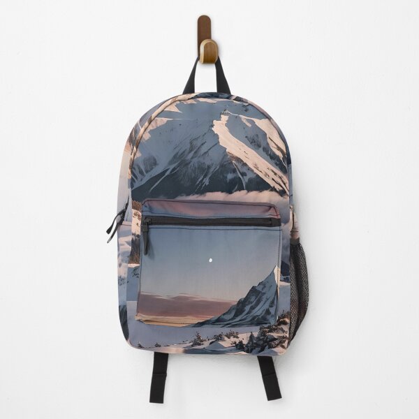 Item preview, Snowy Sunset Mountain #1 designed and sold by KCsStudio.