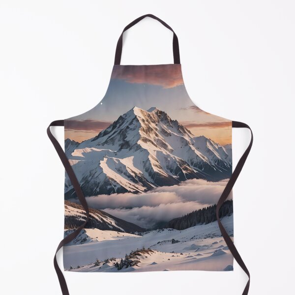 Item preview, Snowy Sunset Mountain #1 designed and sold by KCsStudio.