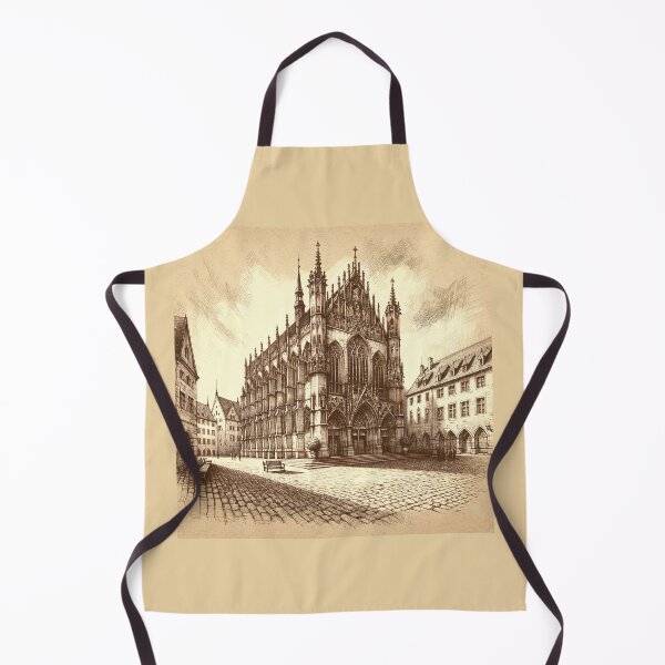 Item preview, Main Building of a European Gothic University designed and sold by CozyCustomPillows.