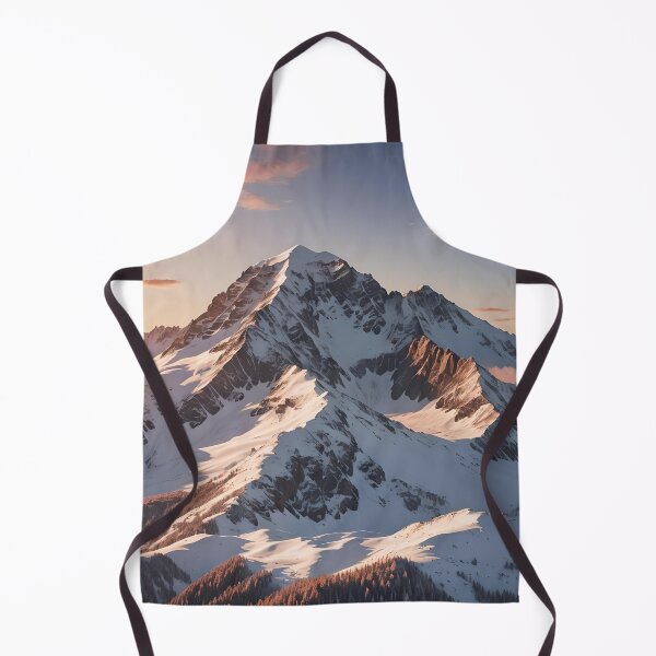 Item preview, Snowy Sunset Mountain #2 designed and sold by KCsStudio.