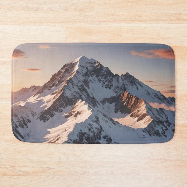 Item preview, Snowy Sunset Mountain #2 designed and sold by KCsStudio.