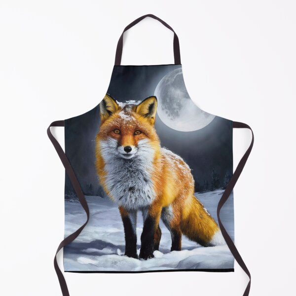 Item preview, Fox Portrait. Winter fox, snowy fox, vintage fox, fox painting, Caravaggio style designed and sold by FoxVibes.