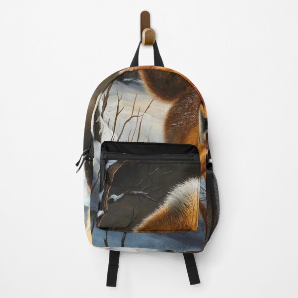 Item preview, Fox Portrait. Winter fox, snowy fox, vintage fox, fox painting, Caravaggio style designed and sold by FoxVibes.
