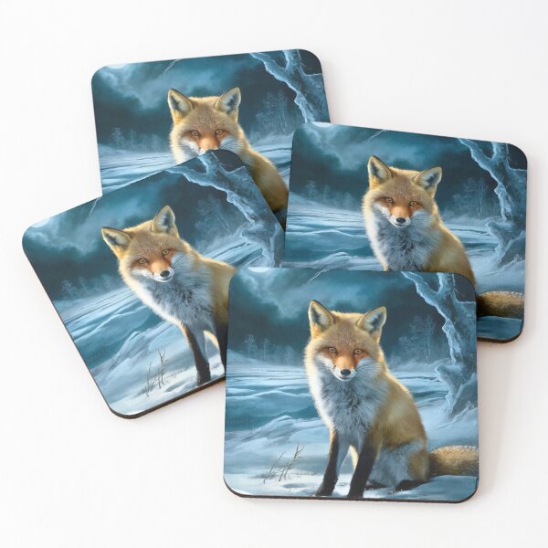 Artikelvorschau, Fuchs-Porträt. Winterfuchs, Schneefuchs, Vintage-Fuchs, Fuchs-Malerei, Caravaggio-Stil entworfen und verkauft von FoxVibes.
