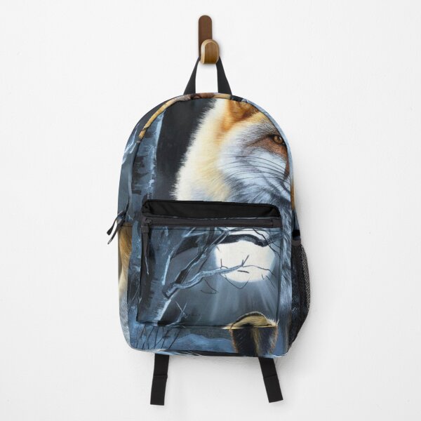 Item preview, Fox Portrait. Winter fox, snowy fox, vintage fox, fox painting, Caravaggio style designed and sold by FoxVibes.